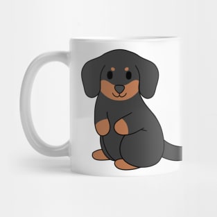 Black Dachshund Mug